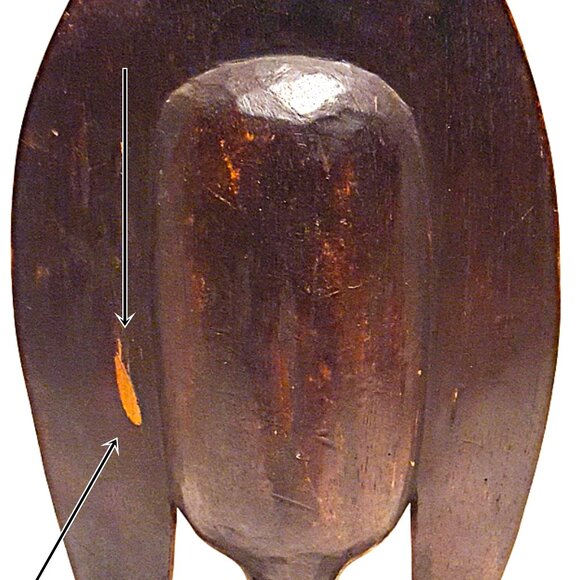 Vintage African Wood Statue, Collectible African Art, African Home Decor - Picture 7 of 15